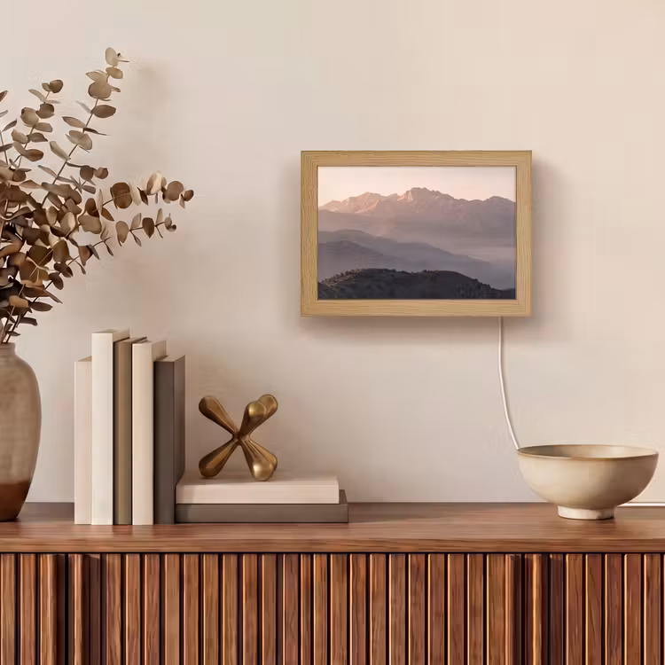 Lightbox - Wandlamp - Panorama - Landschap - Bergen — 4