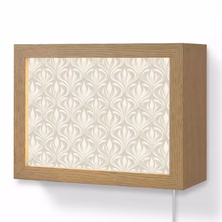 Lightbox - Wandlamp - Barok - Patroon - Beige — 1