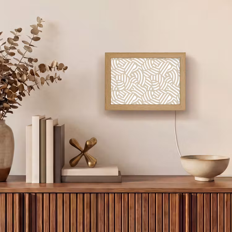 Lightbox - Wandlamp - Abstract - Modern - Beige — 4