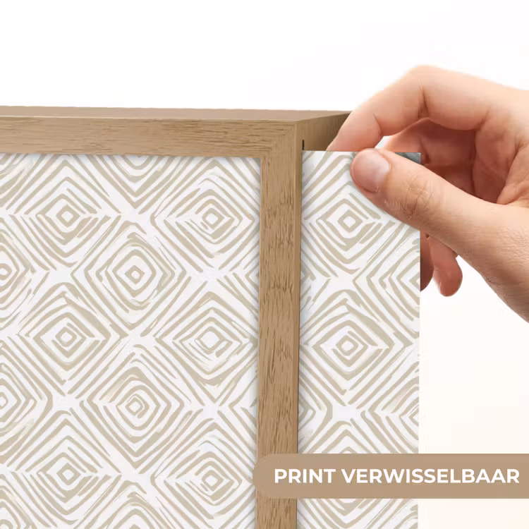 Lightbox - Wandlamp - Abstract - Ruit - Beige — 6