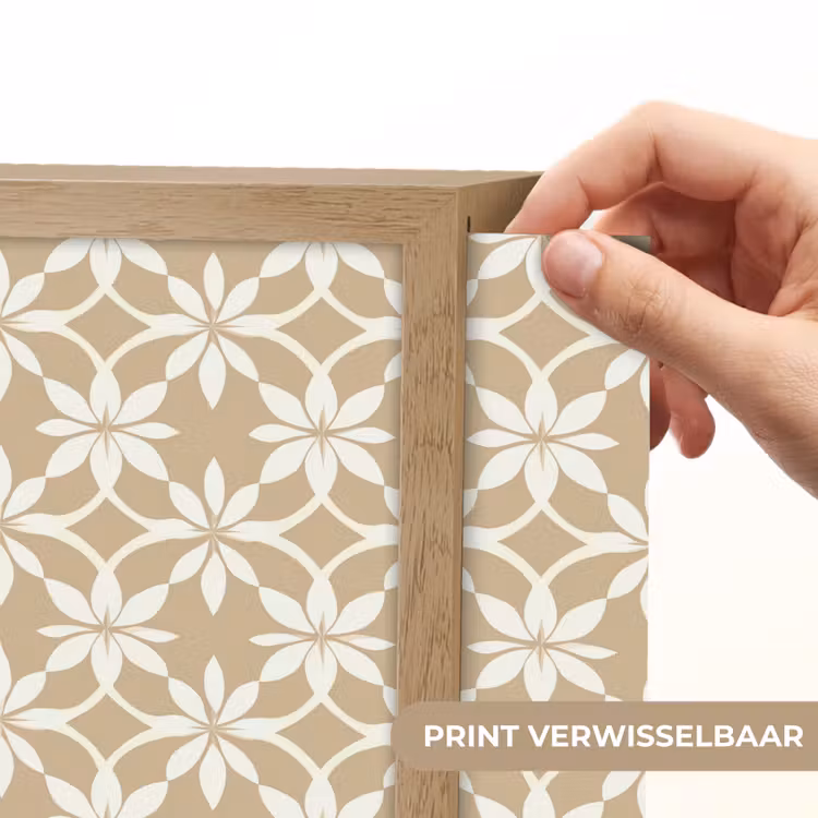 Lightbox - Wandlamp - Bloemen - Patroon - Beige — 6