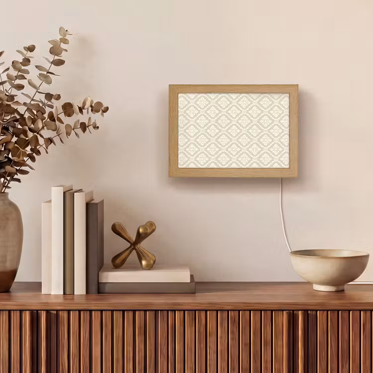 Lightbox - Wandlamp - Floraal - Ornament - Beige — 4