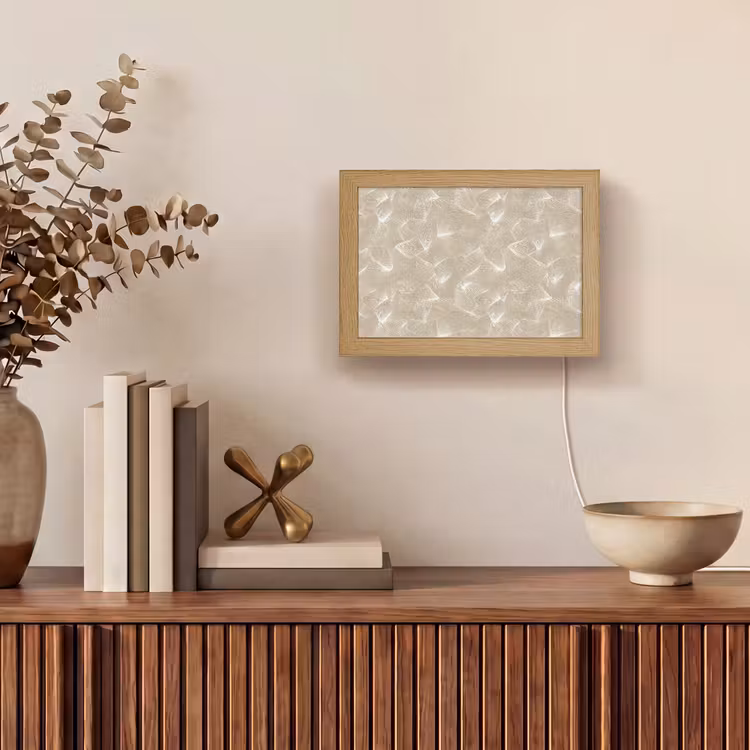Lightbox - Wandlamp - Organisch - Textuur - Beige — 4
