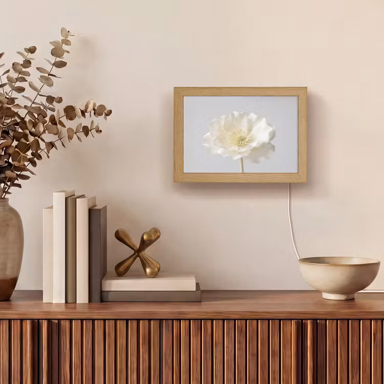 Lightbox - Wandlamp - Bloem - Minimalistisch -Wit — 4