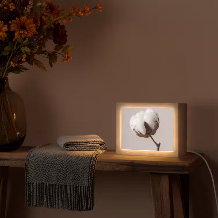 Lightbox - Wandlamp - Katoenbol - Minimalistisch - Wit — 5