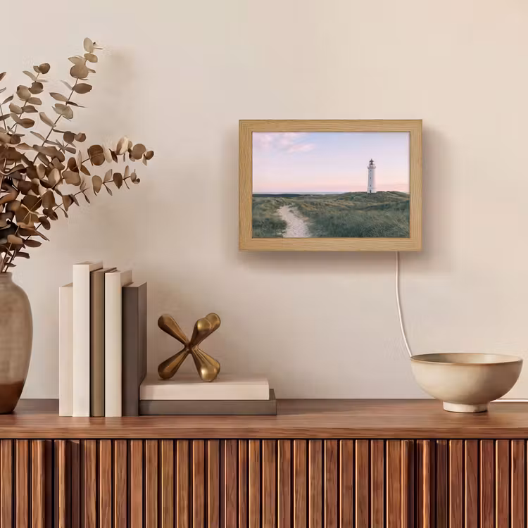 Lightbox - Wandlamp - Vuurtoren - Duinlandschap - Zee — 4