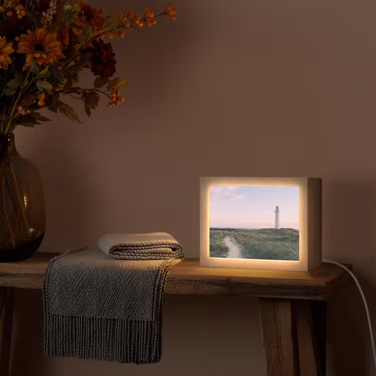 Lightbox - Wandlamp - Vuurtoren - Duinlandschap - Zee — 5