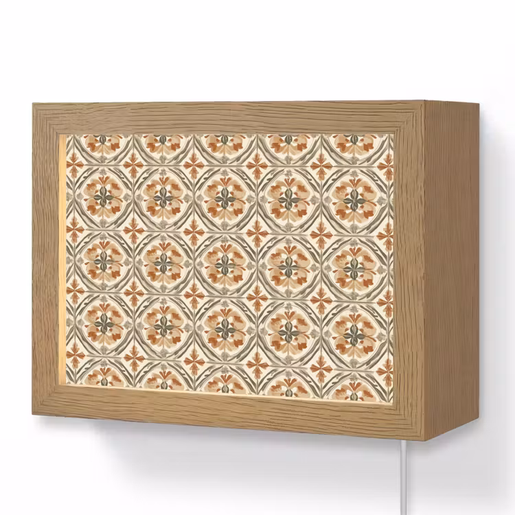 Lightbox - Wandlamp - Elegant - Antiek - Kleurrijk — 1