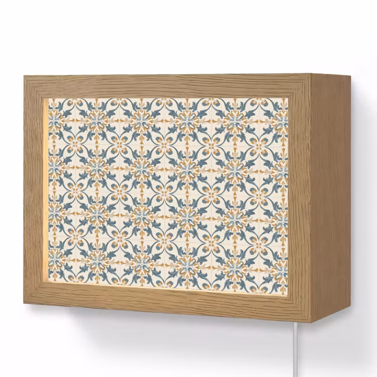 Lightbox - Wandlamp - Patroon - Klassiek - Kleurrijk — 1