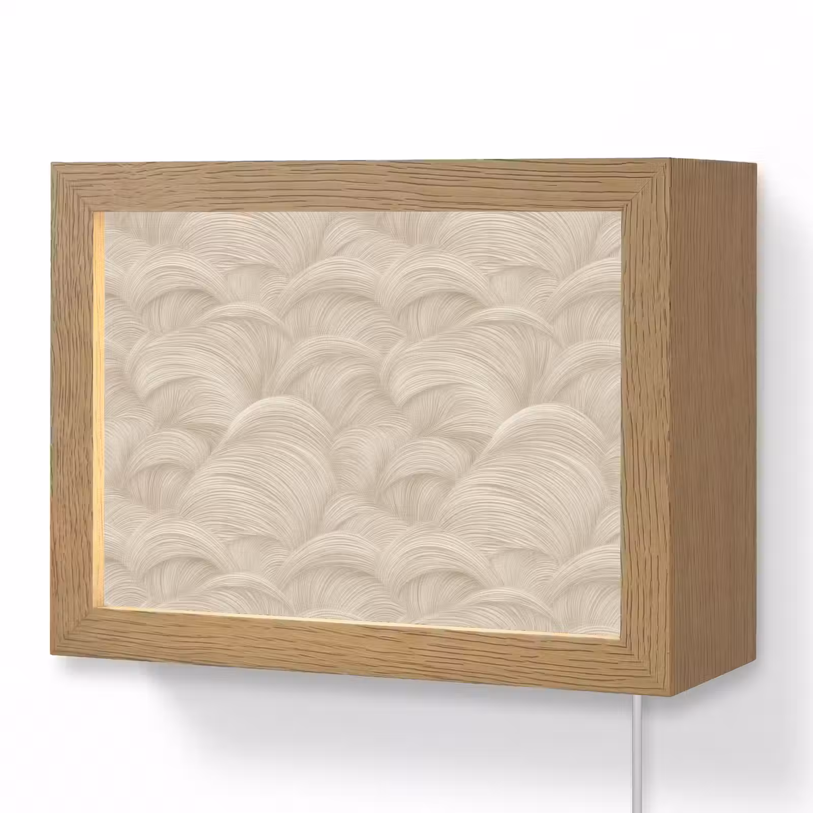 Lightbox - Wandlamp - Bogen - Patroon - Beige — 1