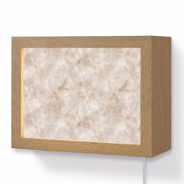 Lightbox - Wandlamp - Marmer - Patroon - Klassiek — 1