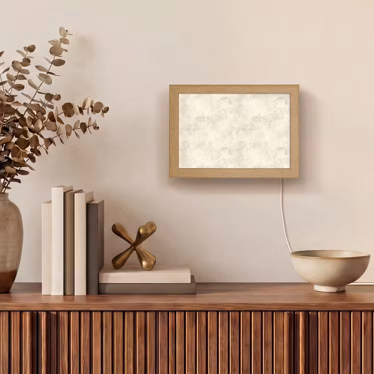 Lightbox - Wandlamp - Patroon - Organisch - Beige — 4