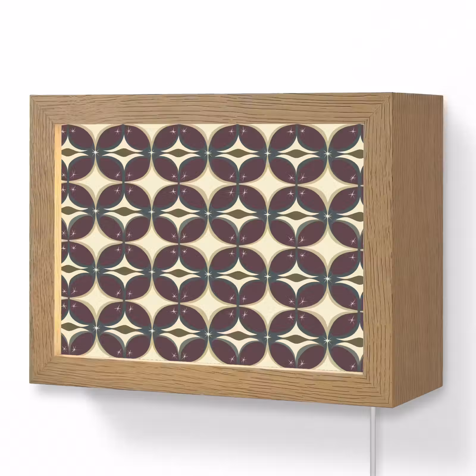 Lightbox - Wandlamp - Cirkel - Retro - Kleurrijk — 1