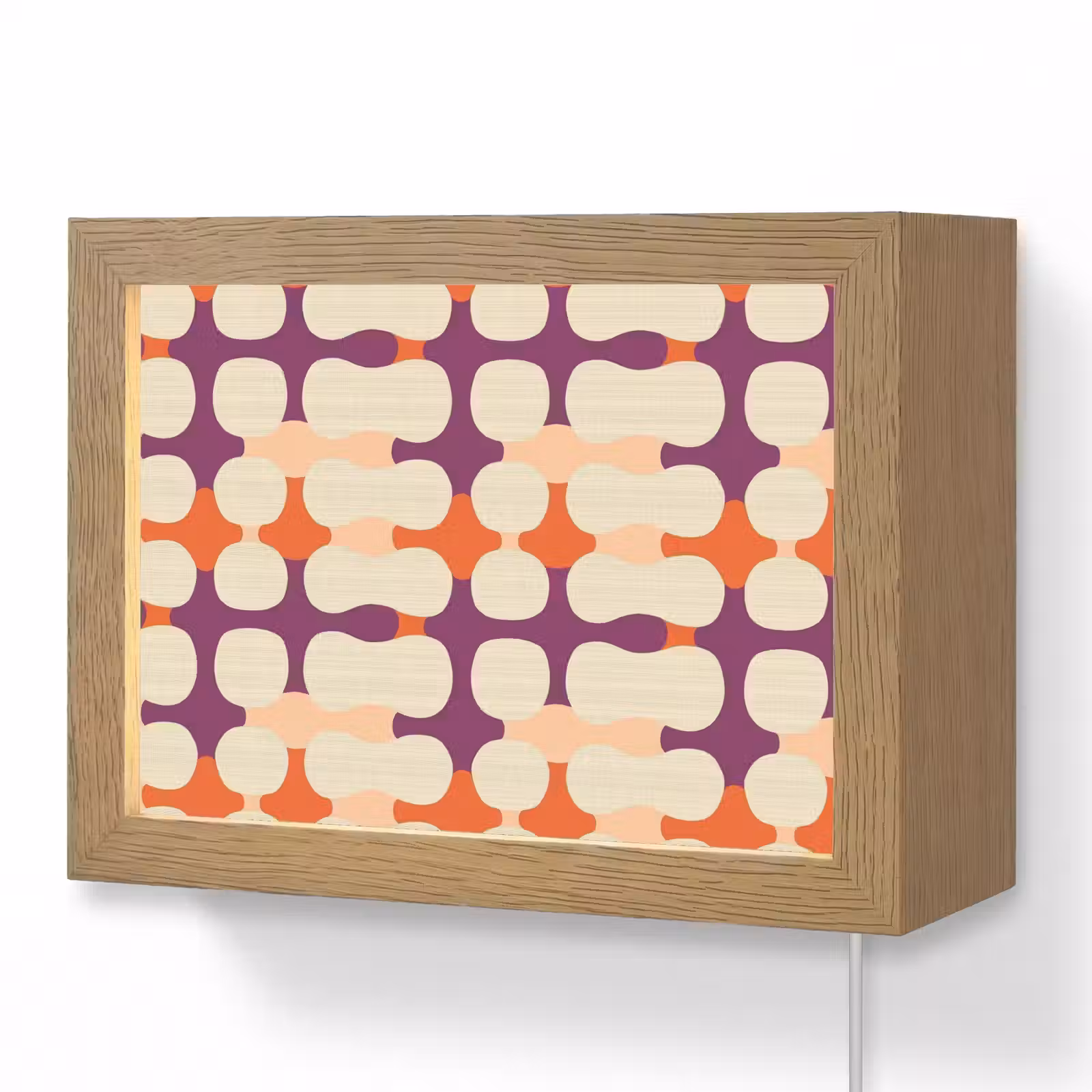 Lightbox - Wandlamp - Modern - Patroon - Kleurrijk — 1