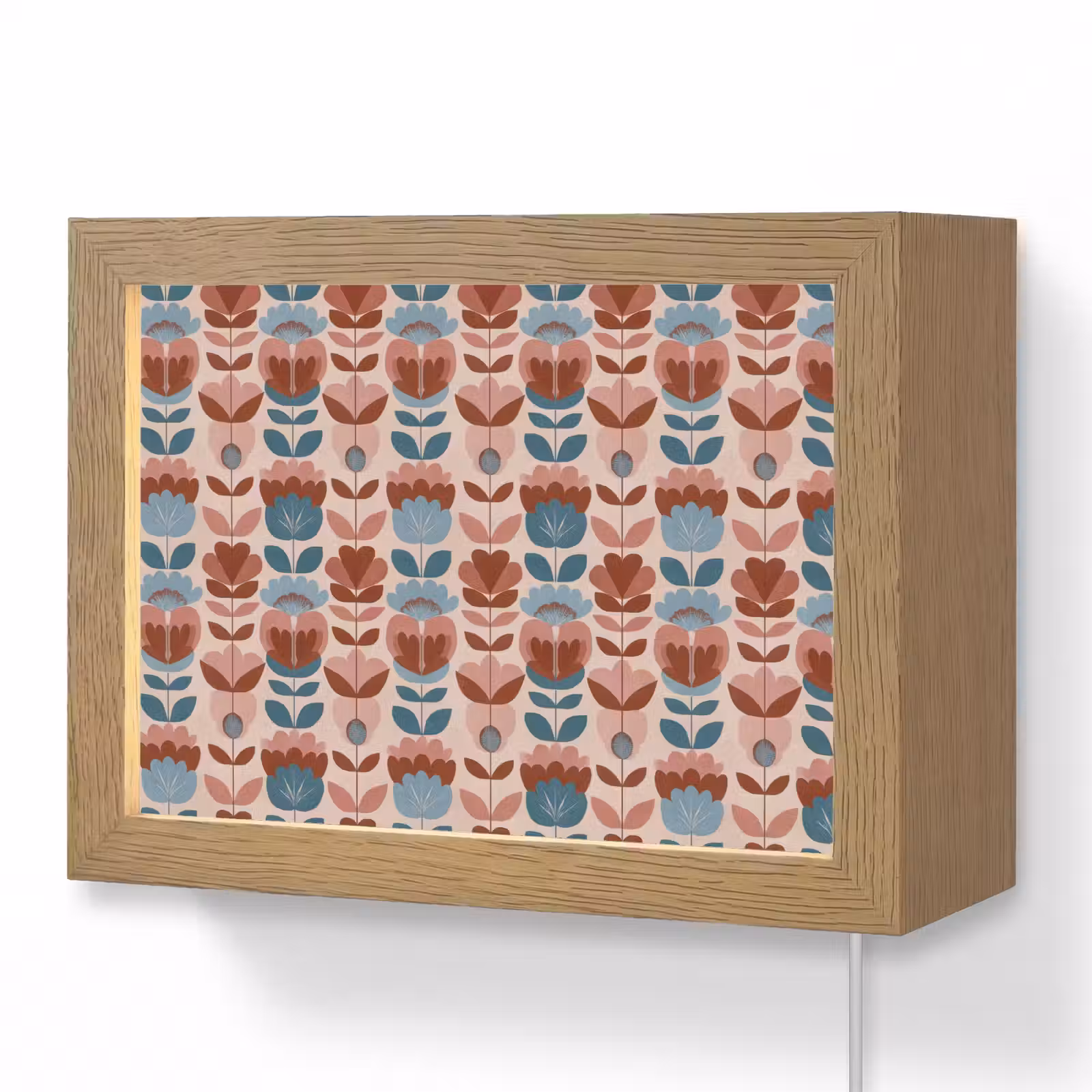 Lightbox - Wandlamp - Vintage - Motief - Kleurrijk — 1