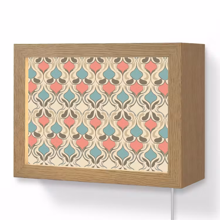 Lightbox - Wandlamp - Barok - Retro - Kleurrijk — 1