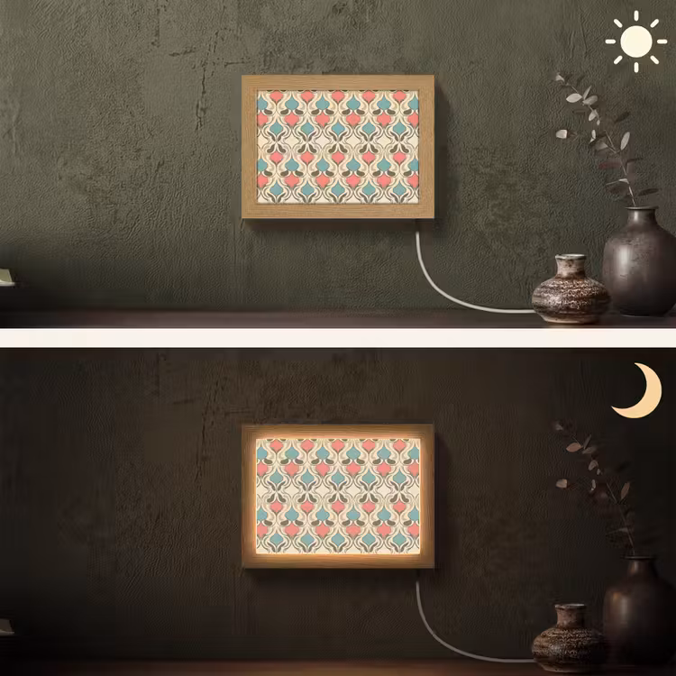 Lightbox - Wandlamp - Barok - Retro - Kleurrijk — 3