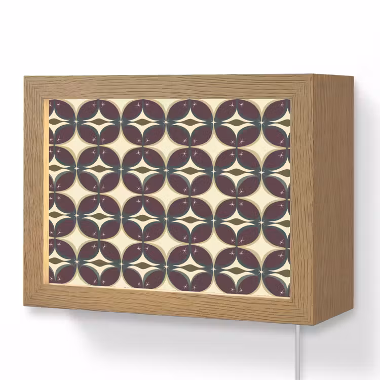 Lightbox - Wandlamp - Cirkel - Retro - Kleurrijk — 1