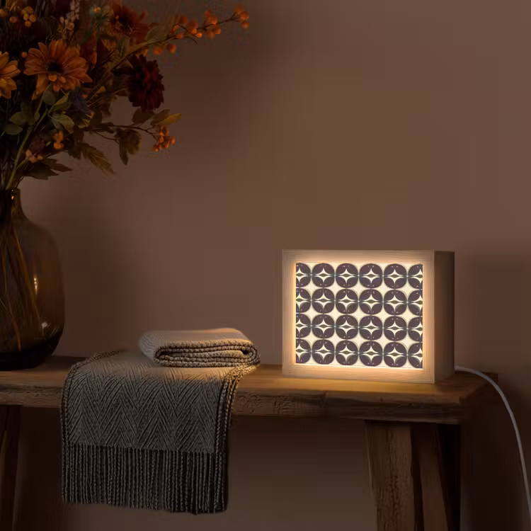 Lightbox - Wandlamp - Cirkel - Retro - Kleurrijk — 5