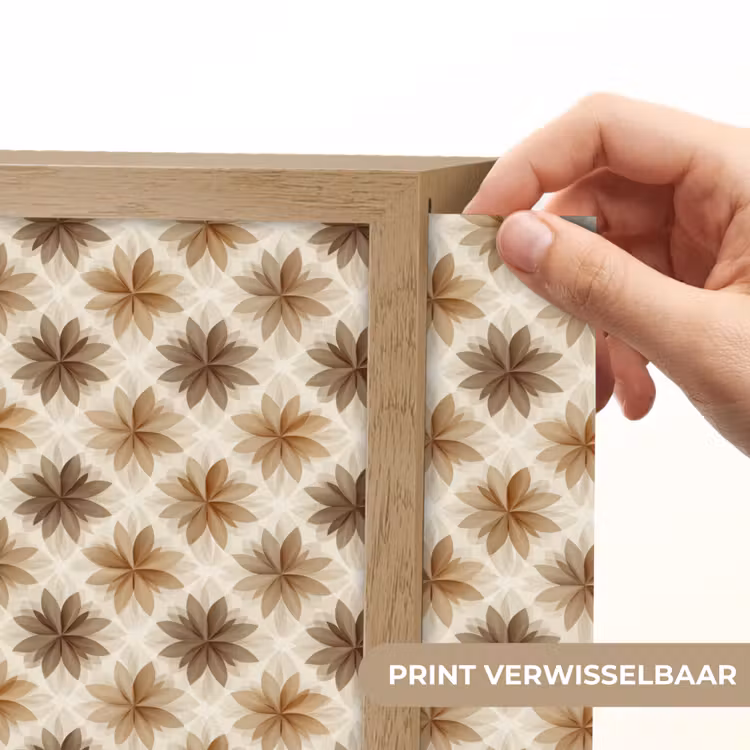 Lightbox - Wandlamp - Geografisch - Patroon - Bruin — 6