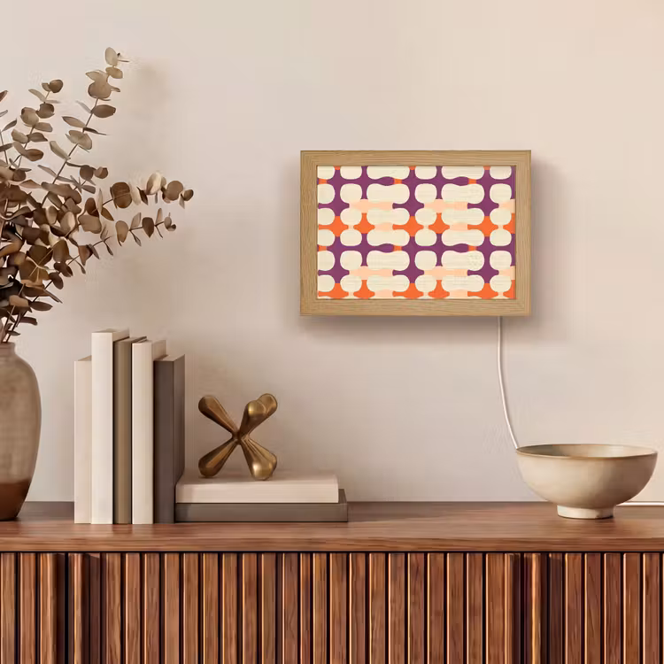 Lightbox - Wandlamp - Modern - Patroon - Kleurrijk — 4