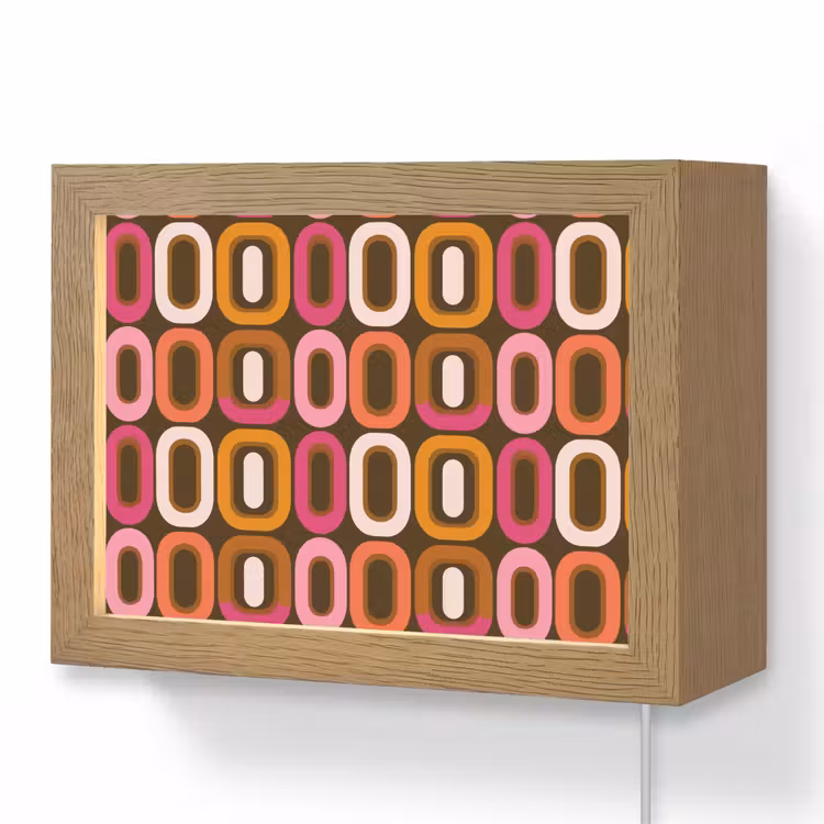 Lightbox - Wandlamp - Modern - Retro - Kleurrijk — 1