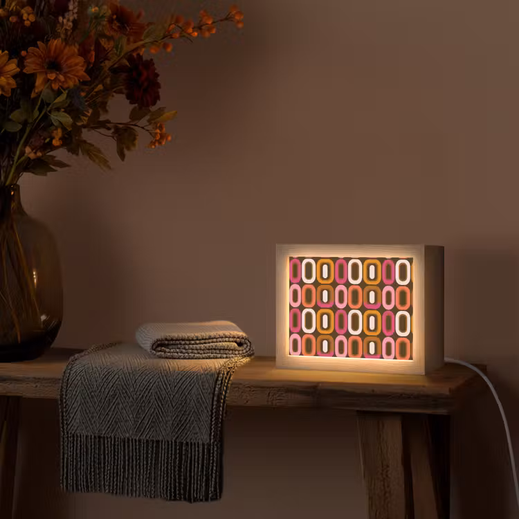 Lightbox - Wandlamp - Modern - Retro - Kleurrijk — 5