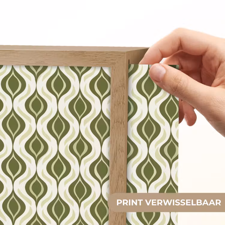 Lightbox - Wandlamp - Patroon - Retro - Groen — 6