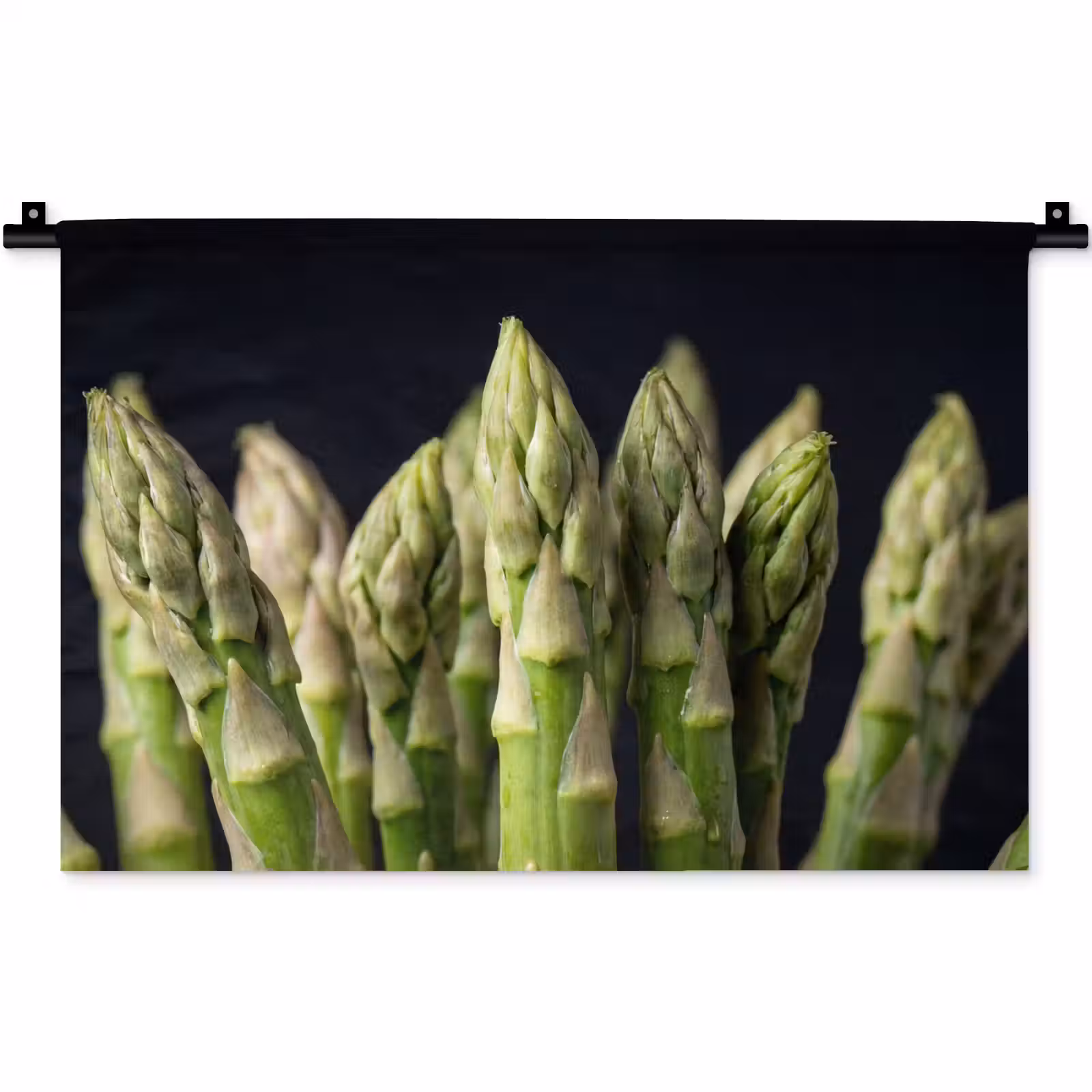 Wandkleed - Asperges - Groen - Zwart — 1