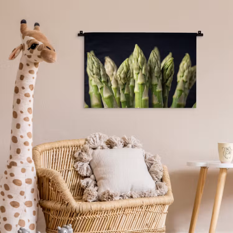Wandkleed - Asperges - Groen - Zwart — 5