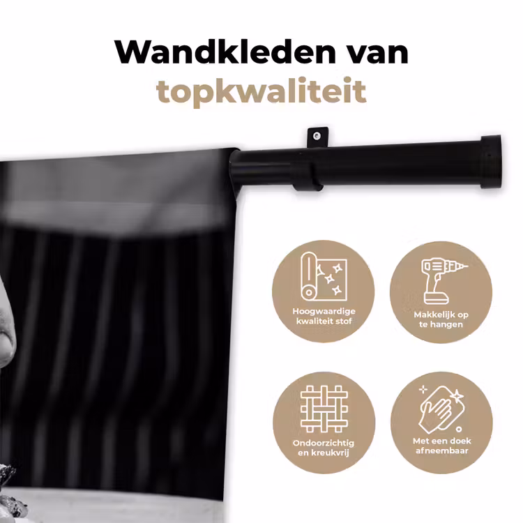Wandkleed - Chef - Garnering - Gerecht — 3