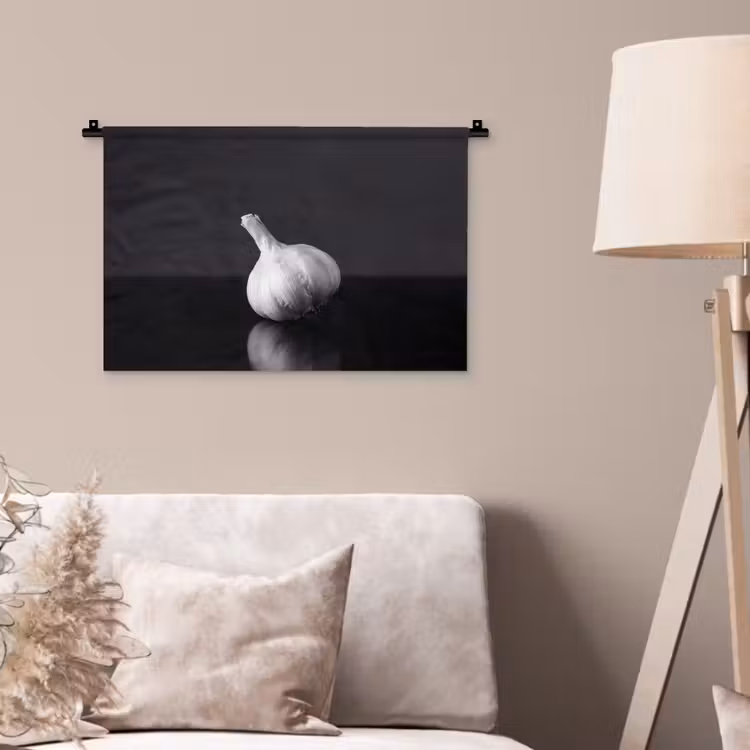 Wandkleed - Knoflook - Zwart - Wit — 2