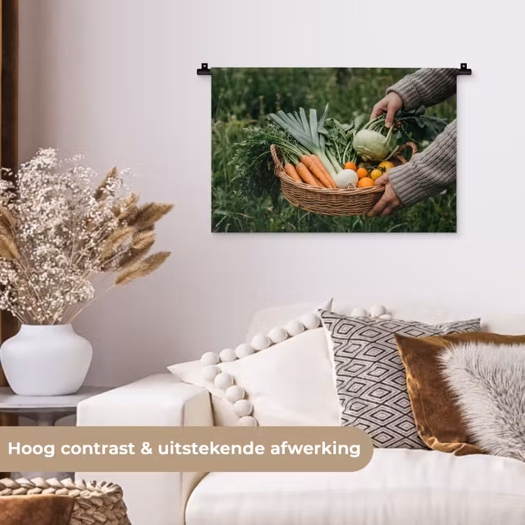 Wandkleed - Veld - Groenten - Biologisch - Oogst — 4