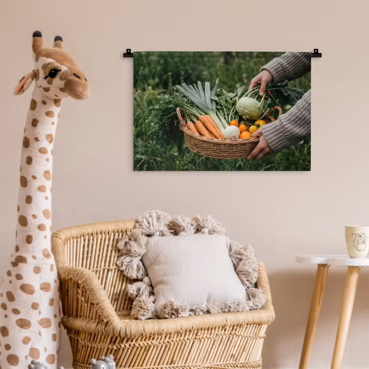 Wandkleed - Veld - Groenten - Biologisch - Oogst — 5