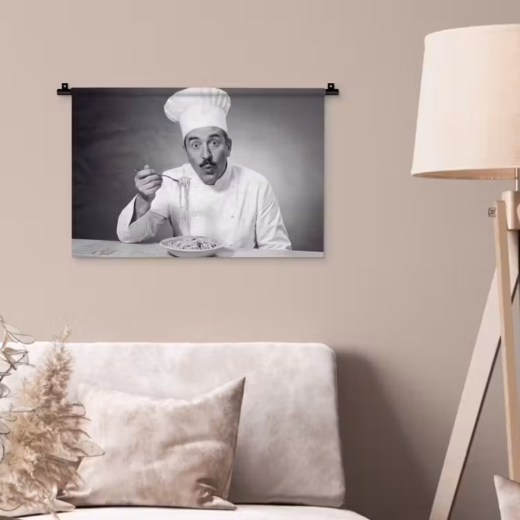 Wandkleed - Chef - Spaghetti - Pasta — 2