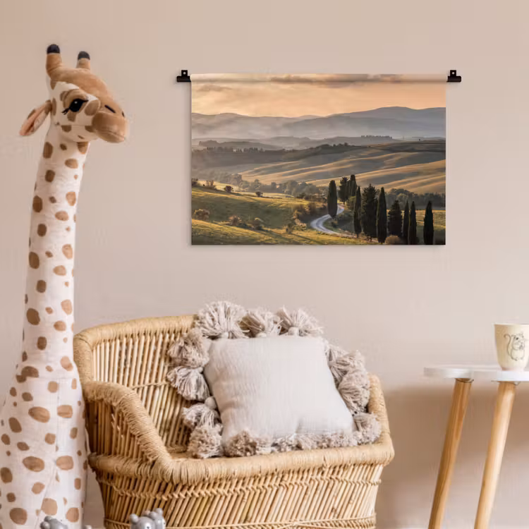 Wandkleed - Toscaans - Landschap - Heuvels — 5