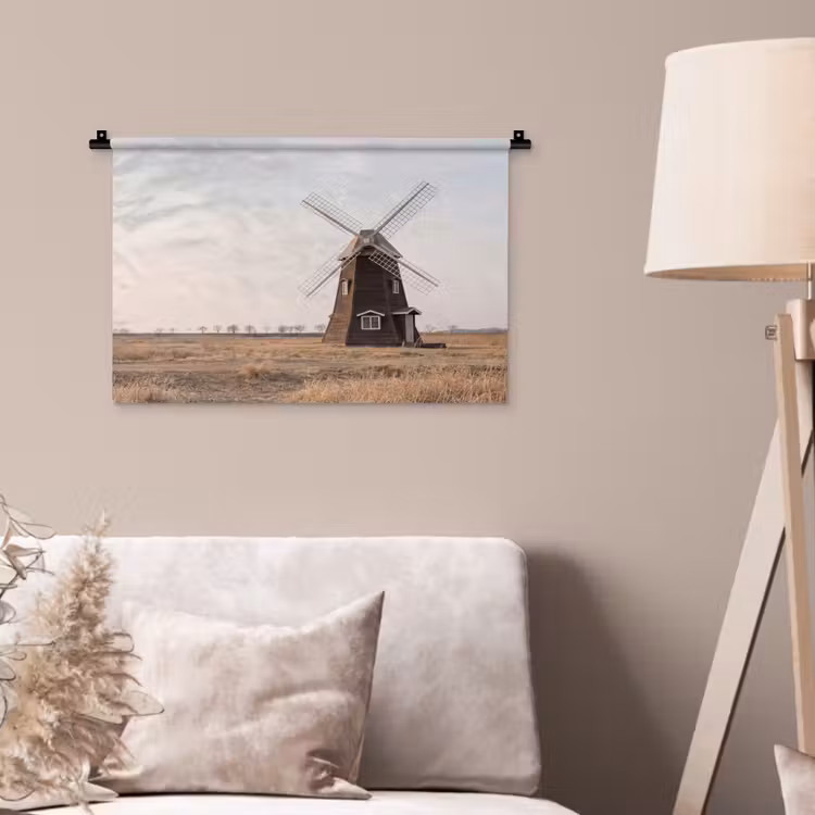Wandkleed - Windmolens - Landschap - Veld — 2