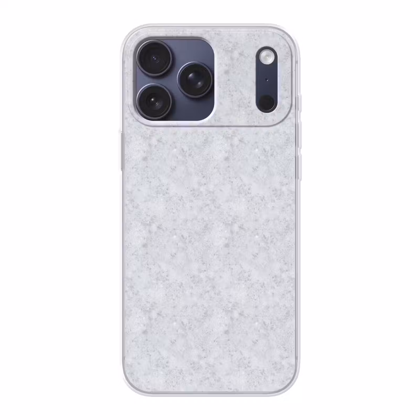 Telefoonhoesje Softcase - Grijs - Terrazzo-effect - Beton — 1