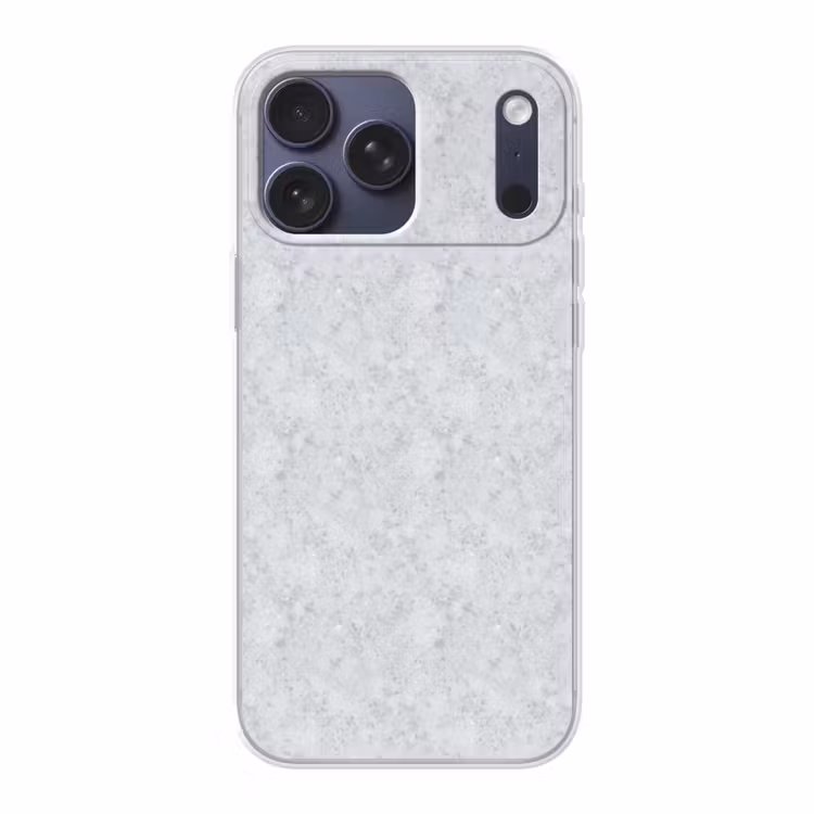 Telefoonhoesje Softcase - Grijs - Terrazzo-effect - Beton — 1