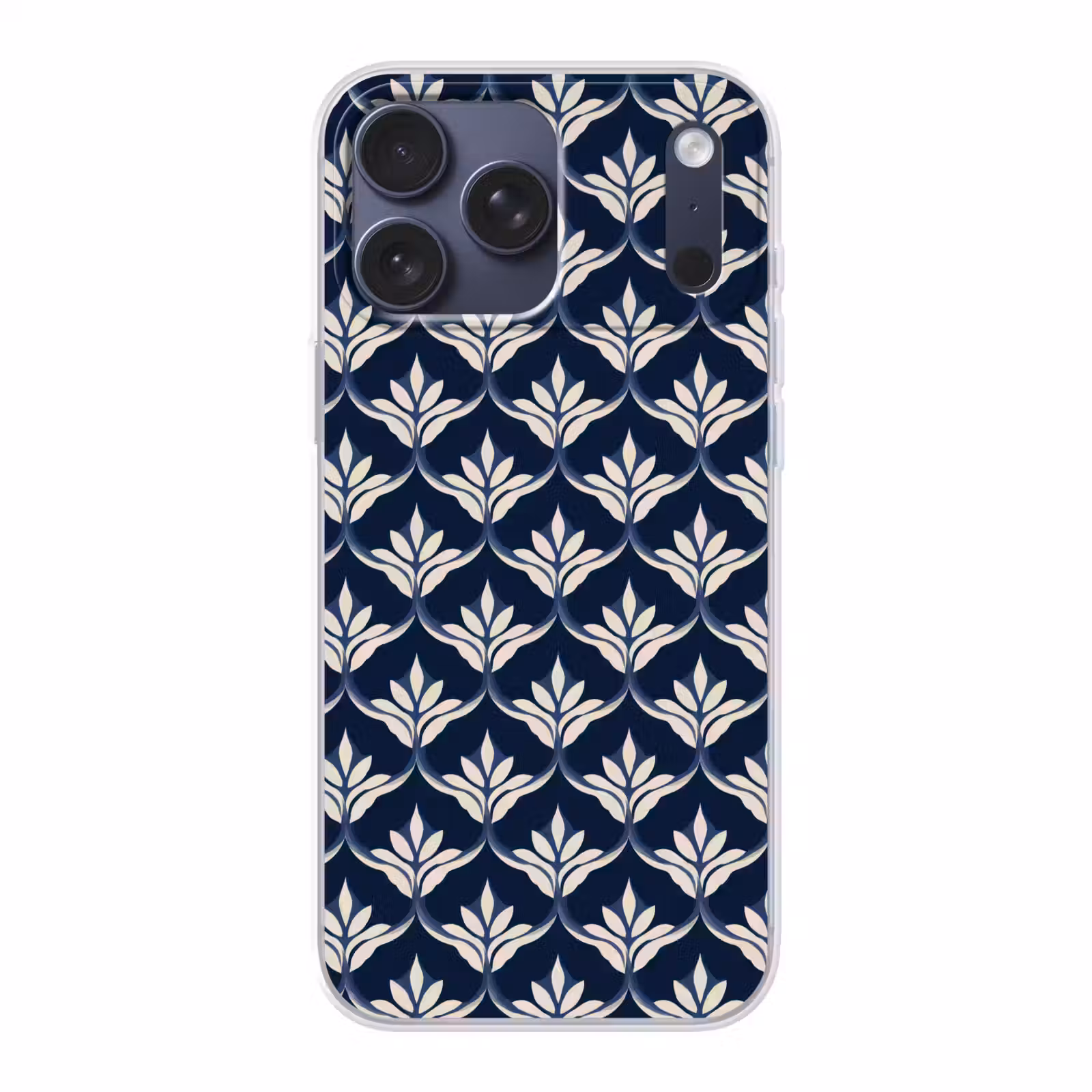 Telefoonhoesje Softcase - Modern - Ontwerp - Blauw — 1