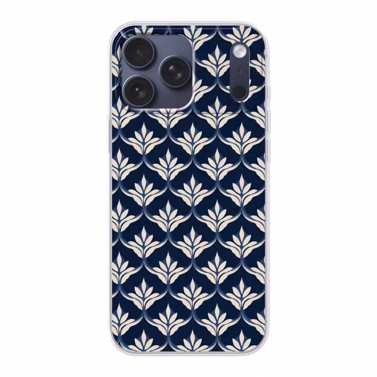 Telefoonhoesje Softcase - Modern - Ontwerp - Blauw — 1