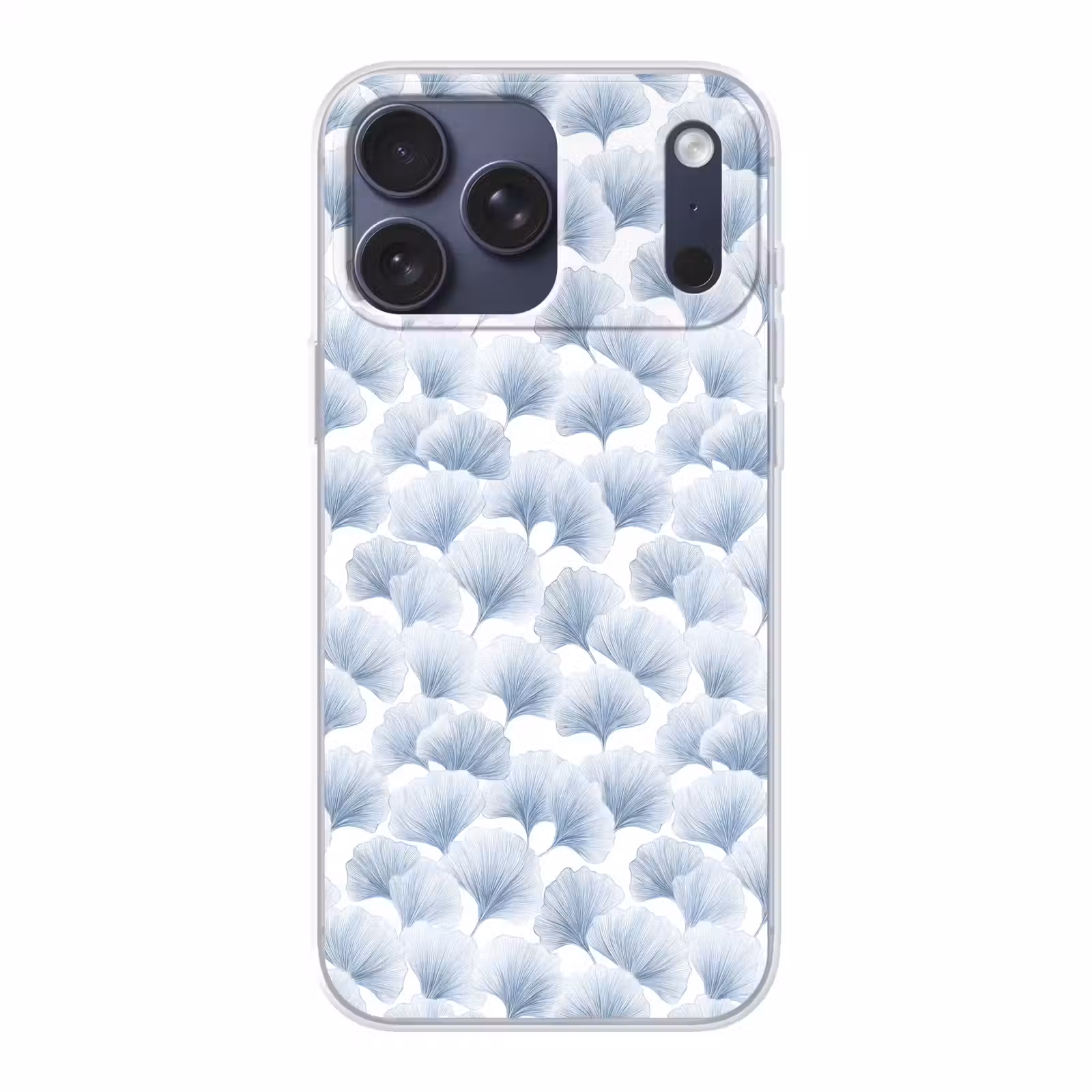 Telefoonhoesje Softcase - Waaier - Modern - Blauw — 1