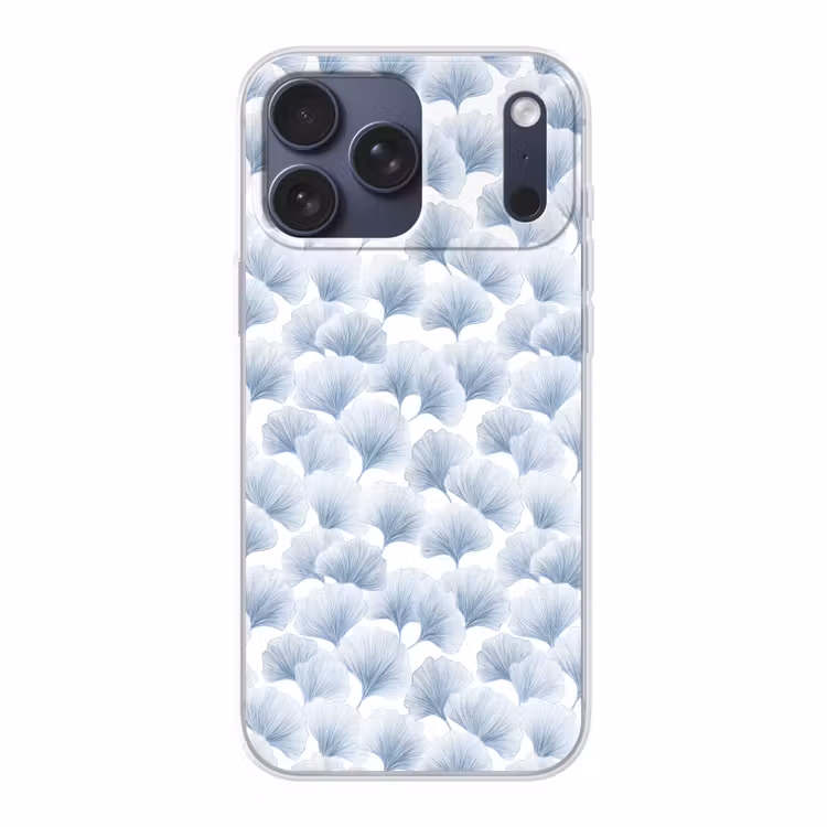 Telefoonhoesje Softcase - Waaier - Modern - Blauw — 1