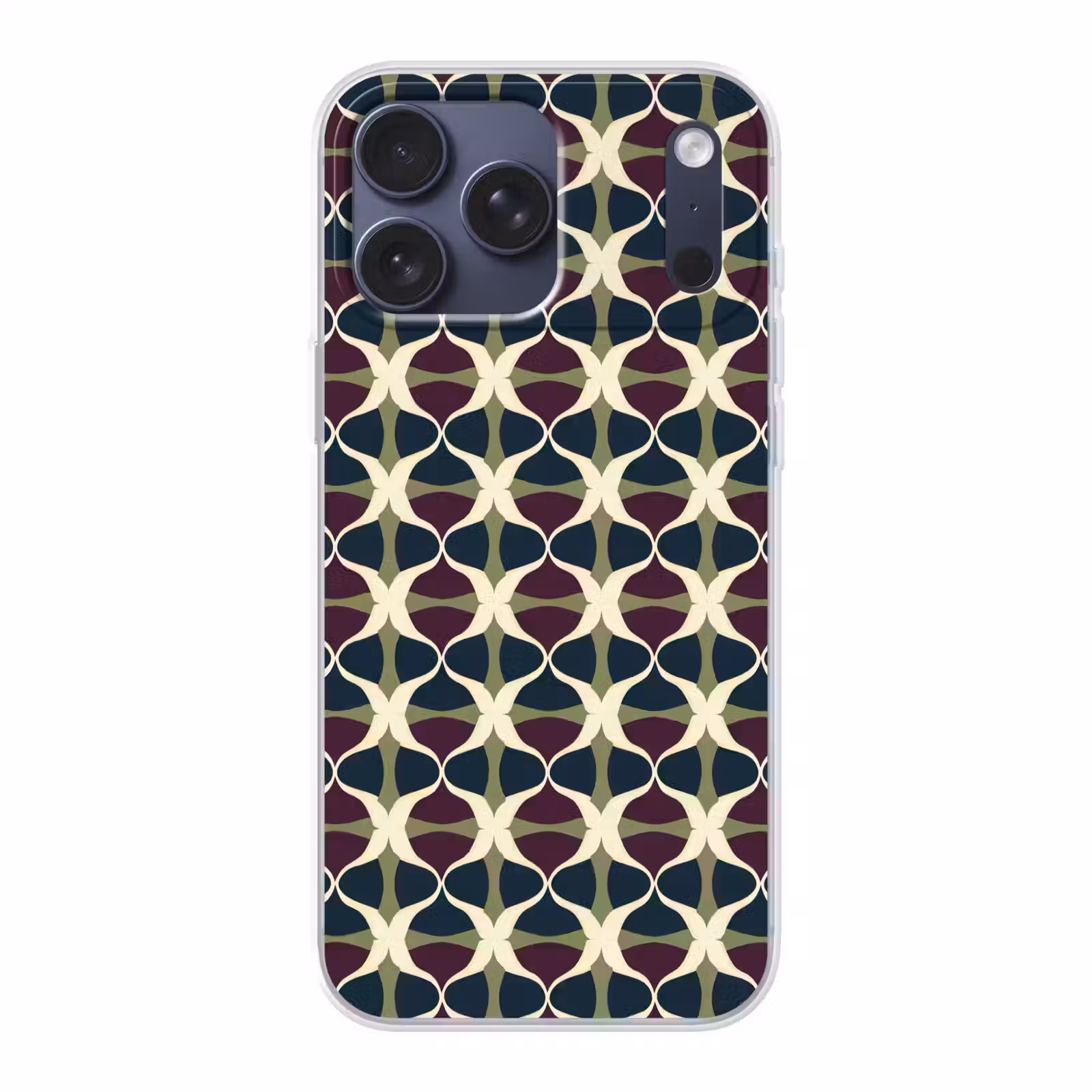 Telefoonhoesje Softcase - Abstract - Retro - Kleurrijk — 1
