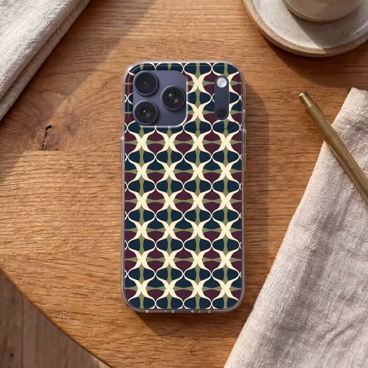 Telefoonhoesje Softcase - Abstract - Retro - Kleurrijk — 2