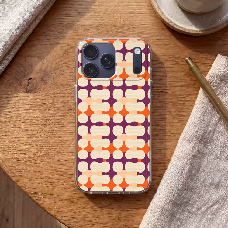 Telefoonhoesje Softcase - Modern - Patroon - Kleurrijk — 2