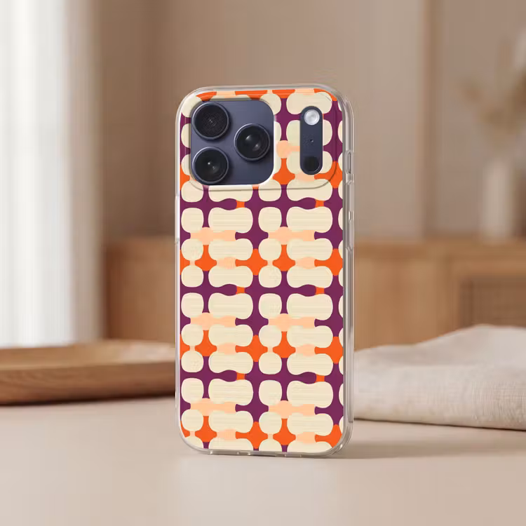 Telefoonhoesje Softcase - Modern - Patroon - Kleurrijk — 3