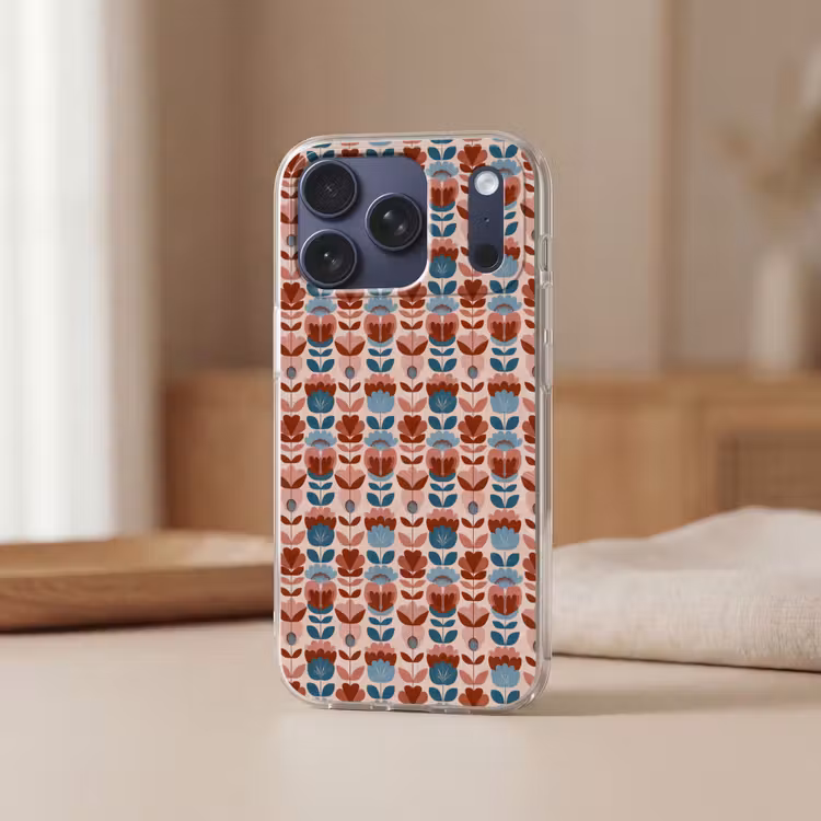 Telefoonhoesje Softcase - Vintage - Motief - Kleurrijk — 3
