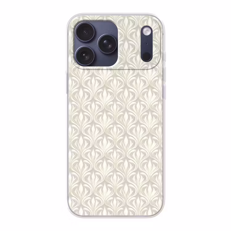 Telefoonhoesje Softcase - Barok - Patroon - Beige — 1
