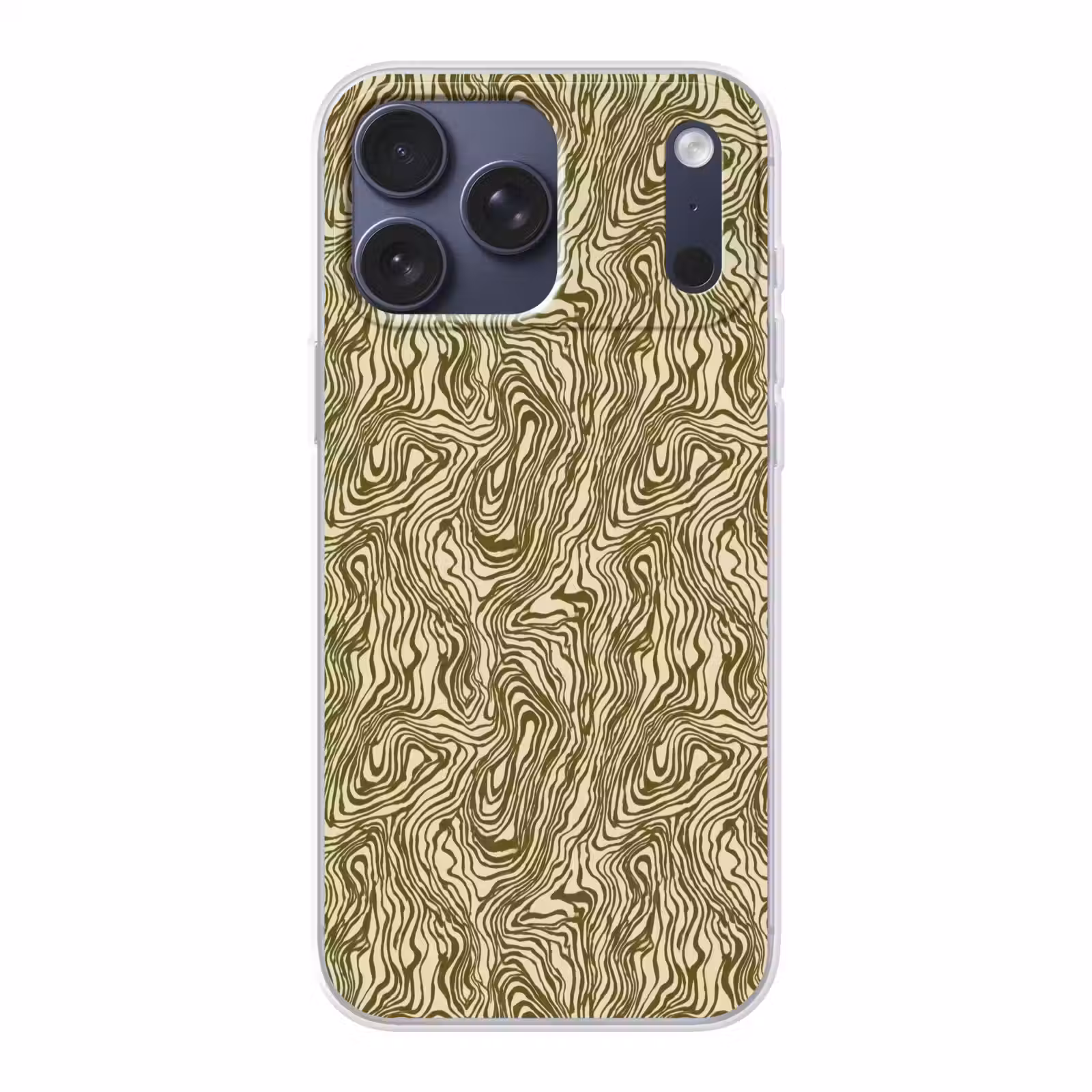 Telefoonhoesje Softcase - Abstract - Marmer - Groen — 1